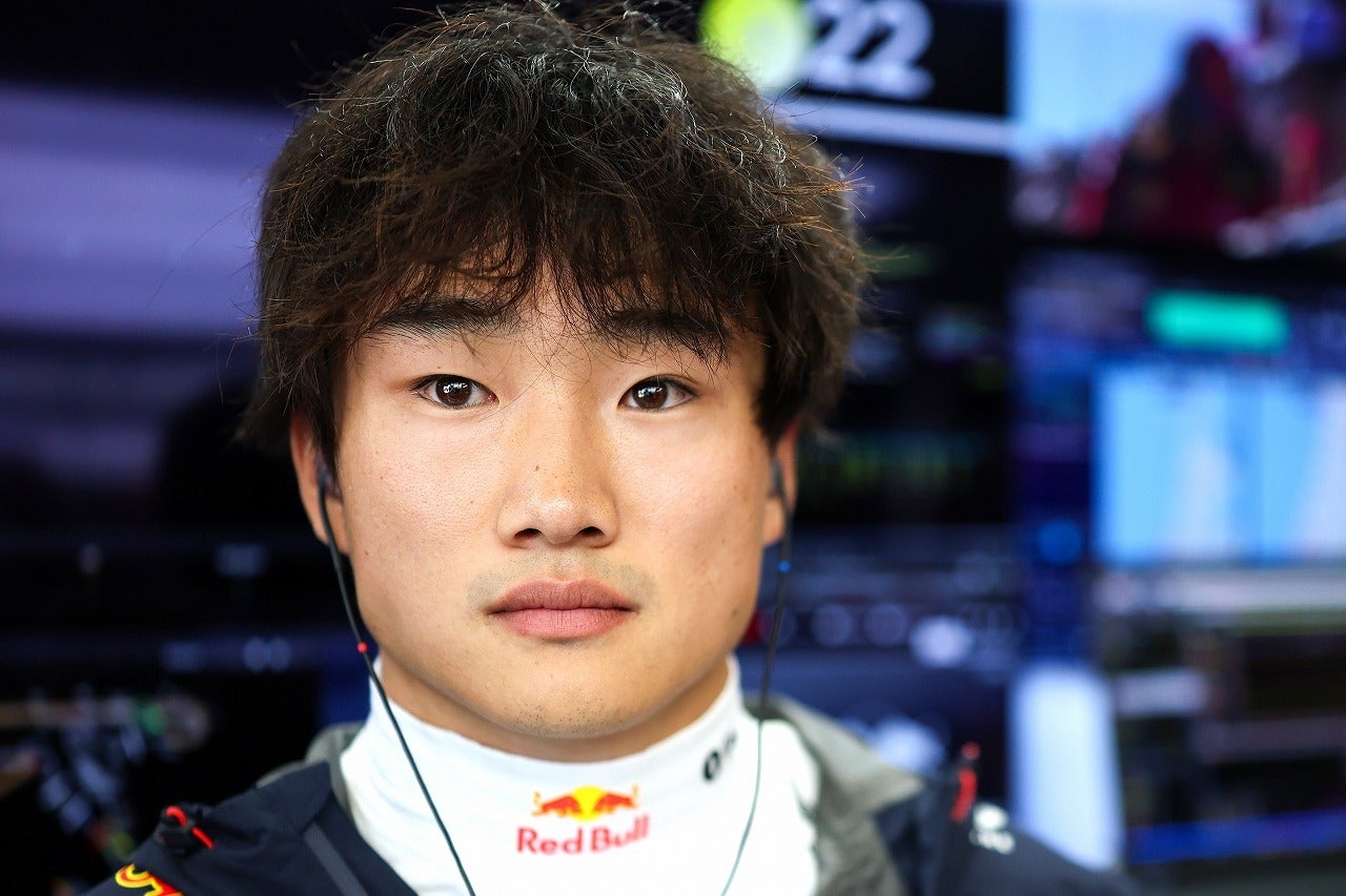 ９番グリッドから13位まで順位を落としてしまった角田。(C)Getty Images