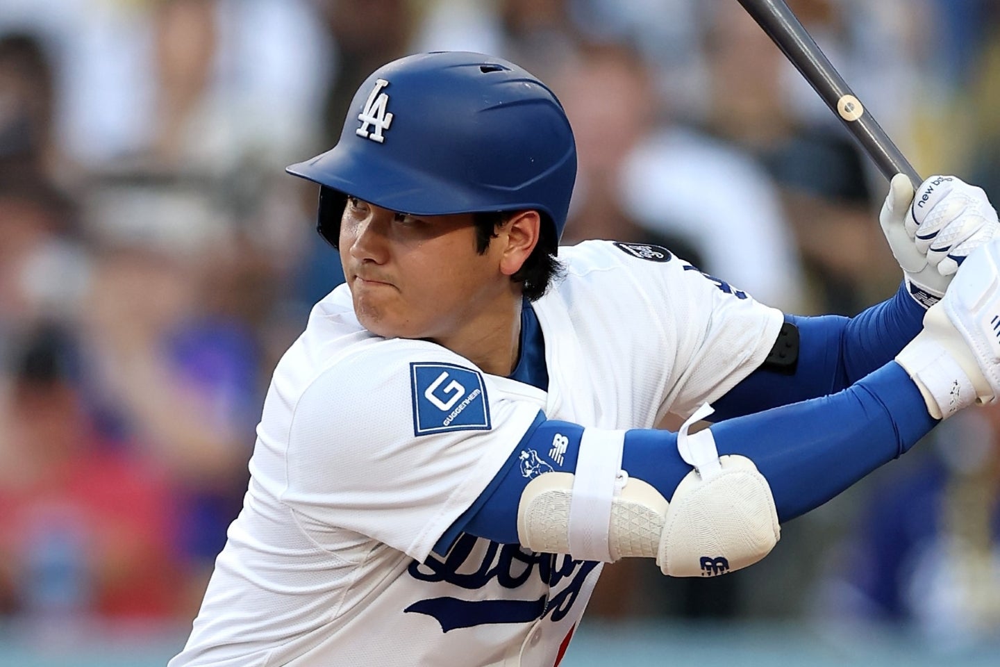 ロッキーズ戦に出場し、３打数１安打、１得点だった大谷翔平。(C)Getty Images