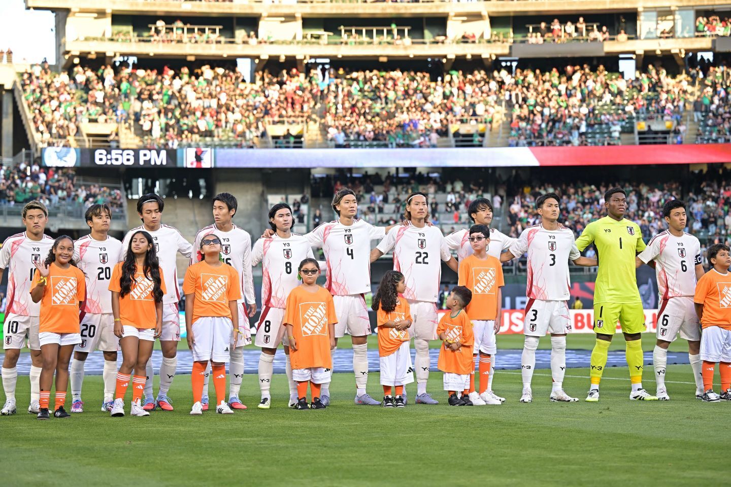 メキシコ代表と０-０で引き分けた日本代表は、現地９日にアメリカ代表と対戦する。写真：金子拓弥（現地特派）