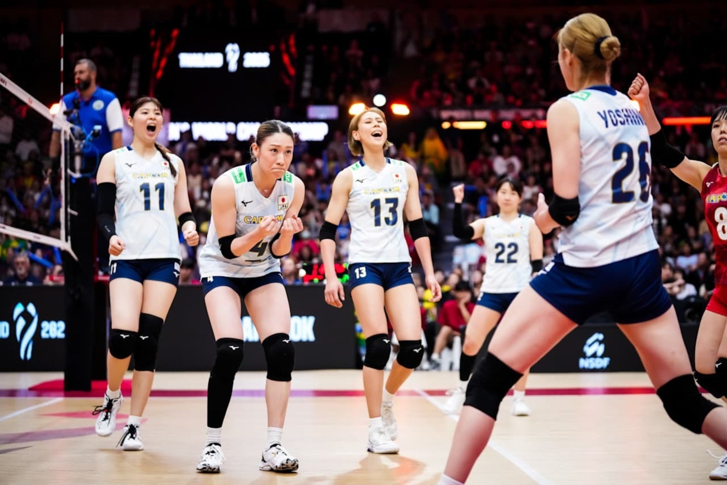 タイで開催された女子バレーの世界選手権。日本は４位で終えた。(C)Volleyball World