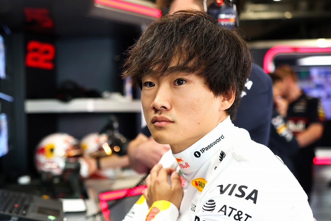 トスト氏に努力不足を指摘された角田。(C) Getty Images