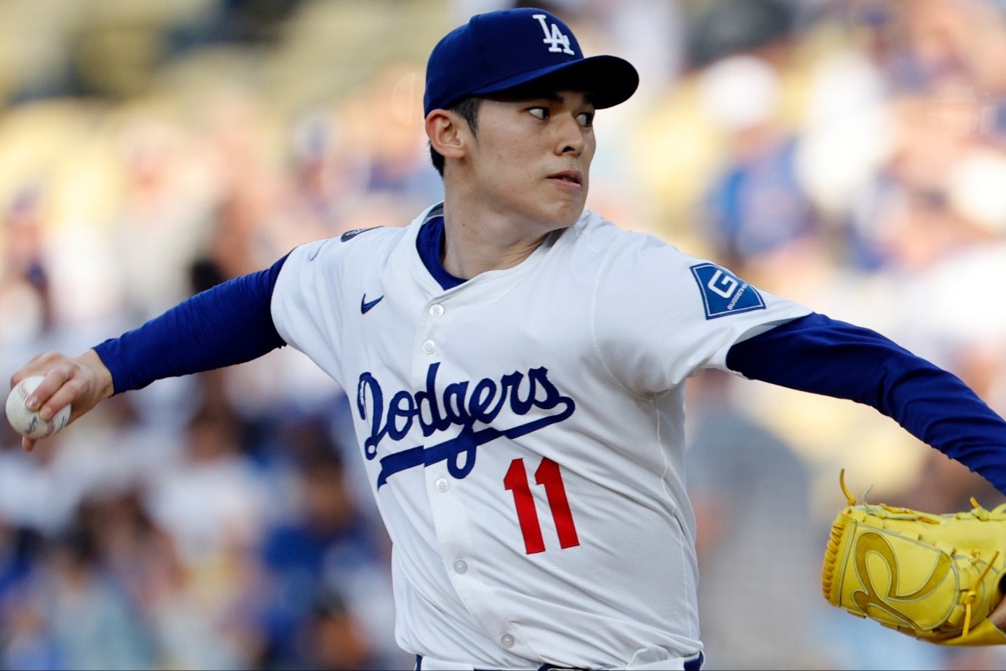 ドジャース復帰が現実味を帯びてきた佐々木。(C) Getty Images