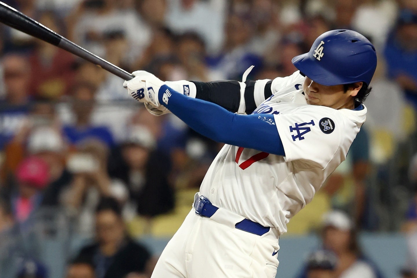 大谷は５戦連続安打。同一カード３連勝に貢献した。(C) Getty Images