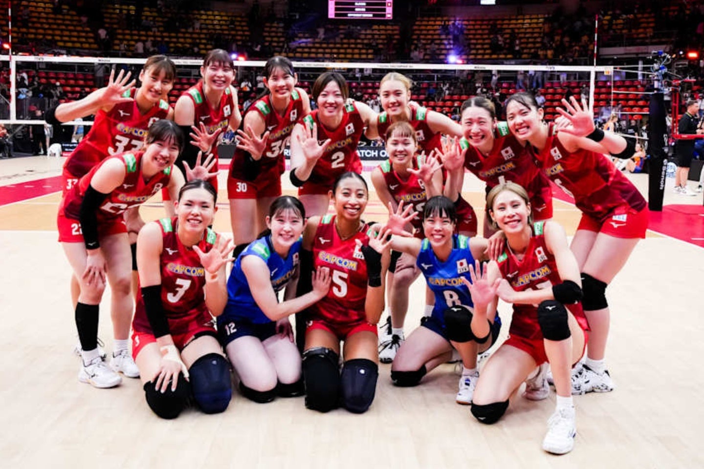 日本は世界バレーで４強入りした。(C)Volleyball World