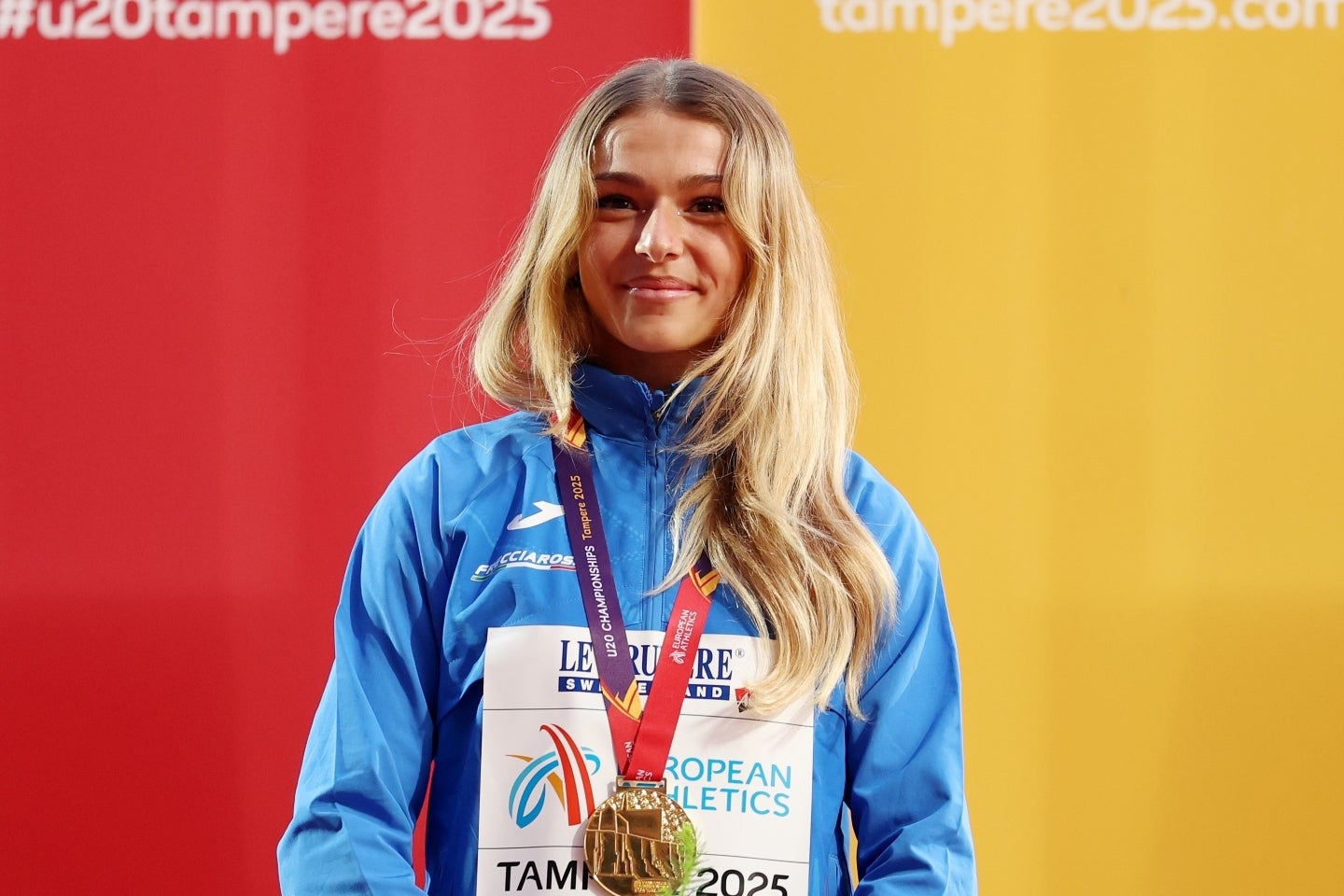 世界陸上イタリア代表団の最年少メンバーとなった、女子三段跳びのサラチェーニ。(C)Getty Images
