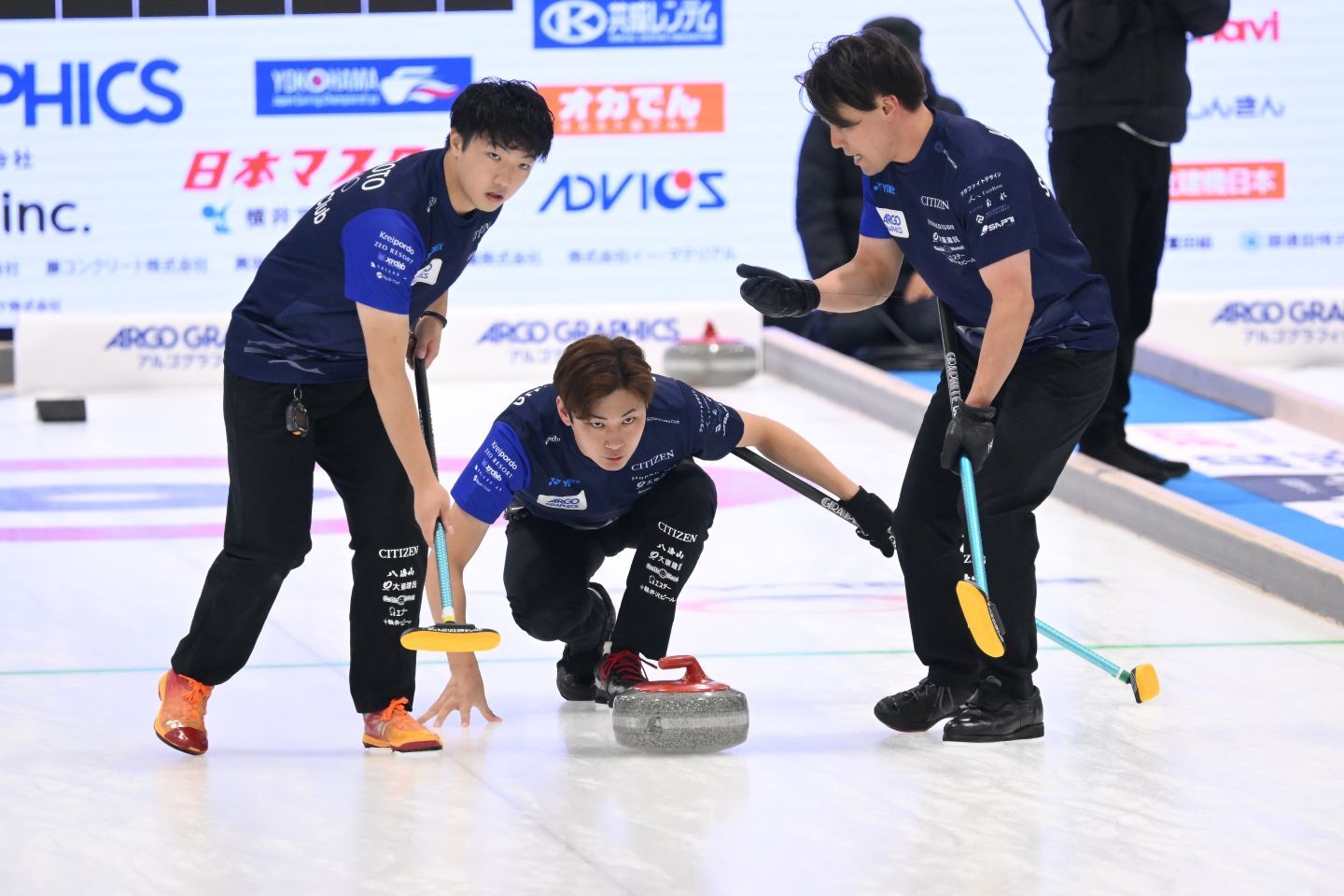 SC軽井沢のスキップ・栁澤のショット。（C）JCA/H.IDE