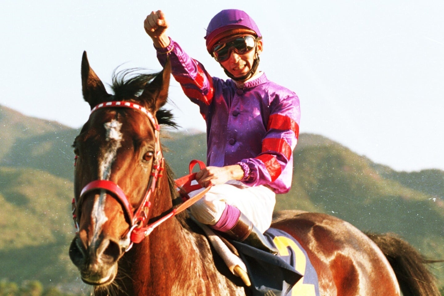 海外遠征の扉を押し開いたフジヤマケンザン。鞍上は蛯名正義<br />
。写真：産経新聞社