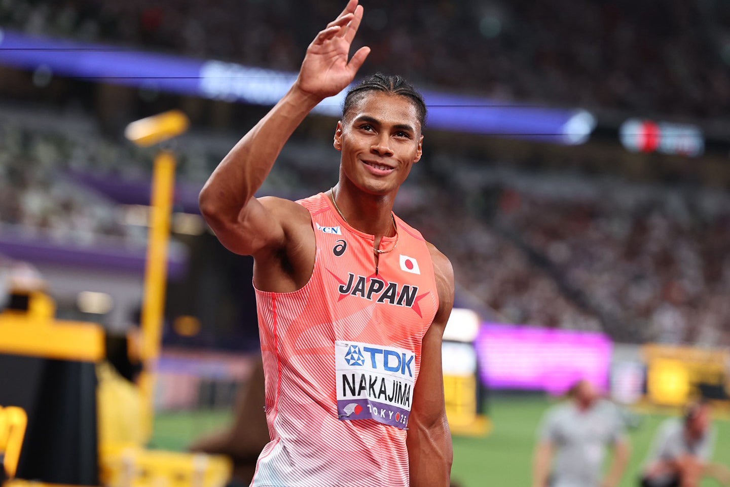 中島は男子400メートルで決勝進出。写真：梅月智史（THE DIGEST写真部）