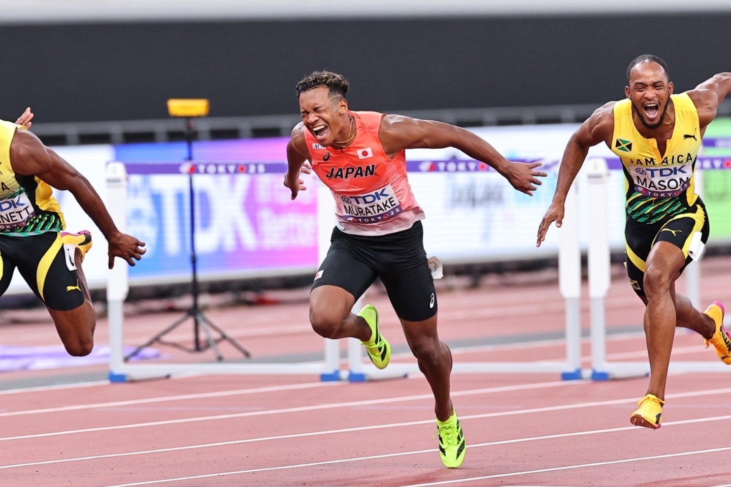 村竹は5位入賞。悲願のメダルに一歩届かなかった。写真:梅月智史(THE DIGEST写真部)