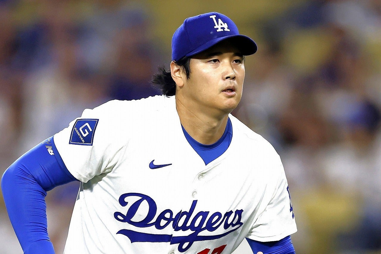 ５回ノーヒットピッチングをした大谷。(C) Getty Images