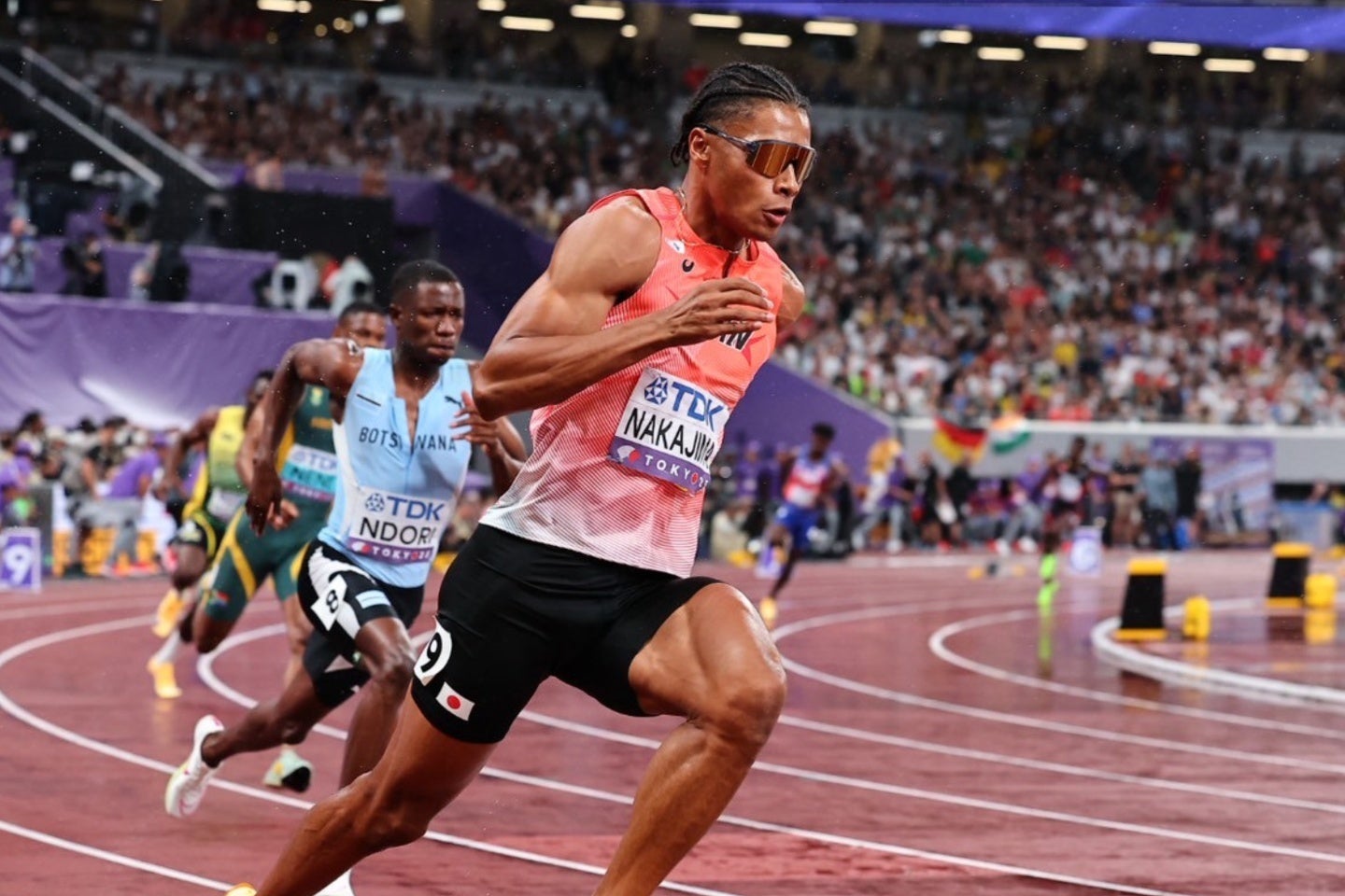 日本人として34年ぶりに決勝の舞台に立った中島佑気ジョセフ。写真：梅月智史（THE DIGEST写真部）