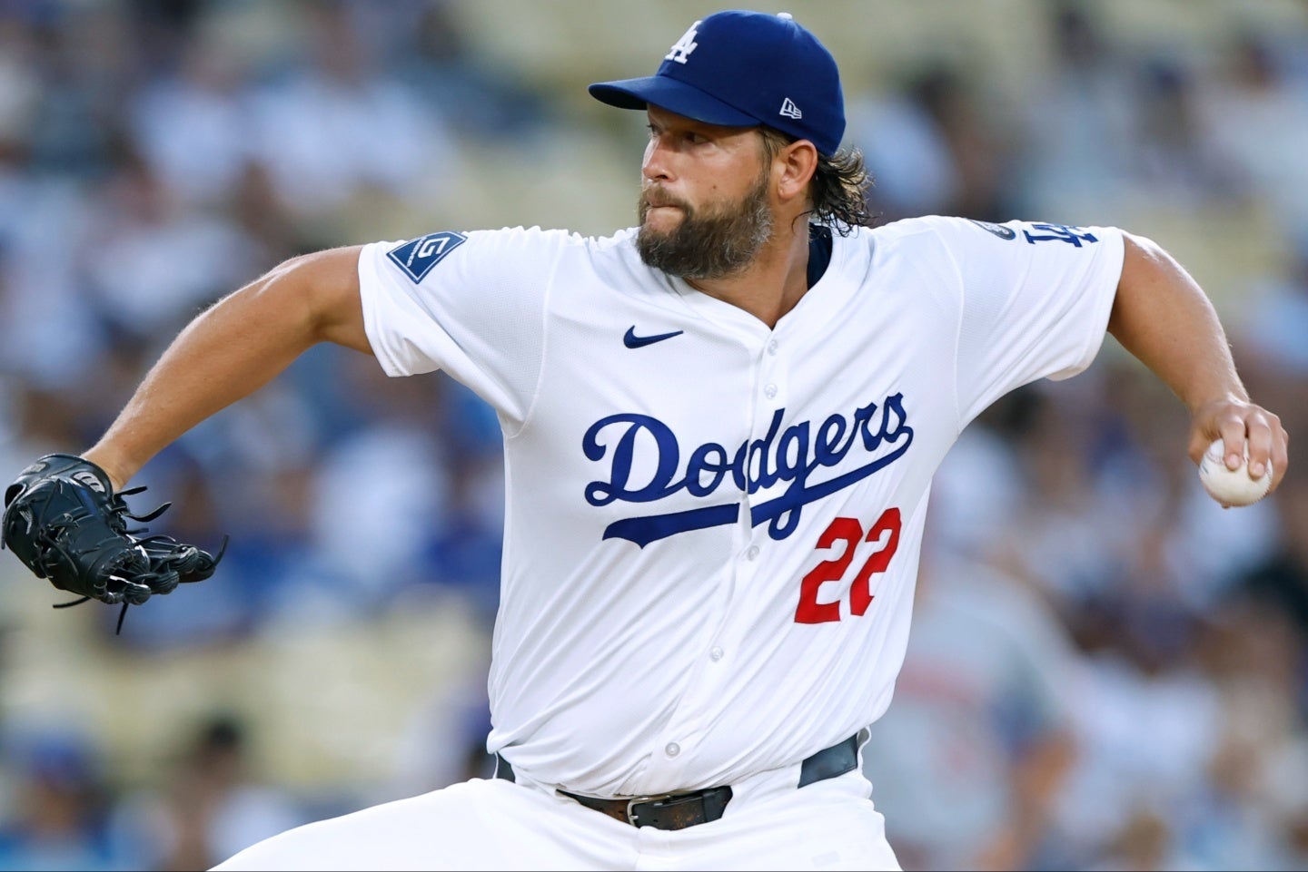 今季で引退を発表したカーショウ。(C) Getty Images