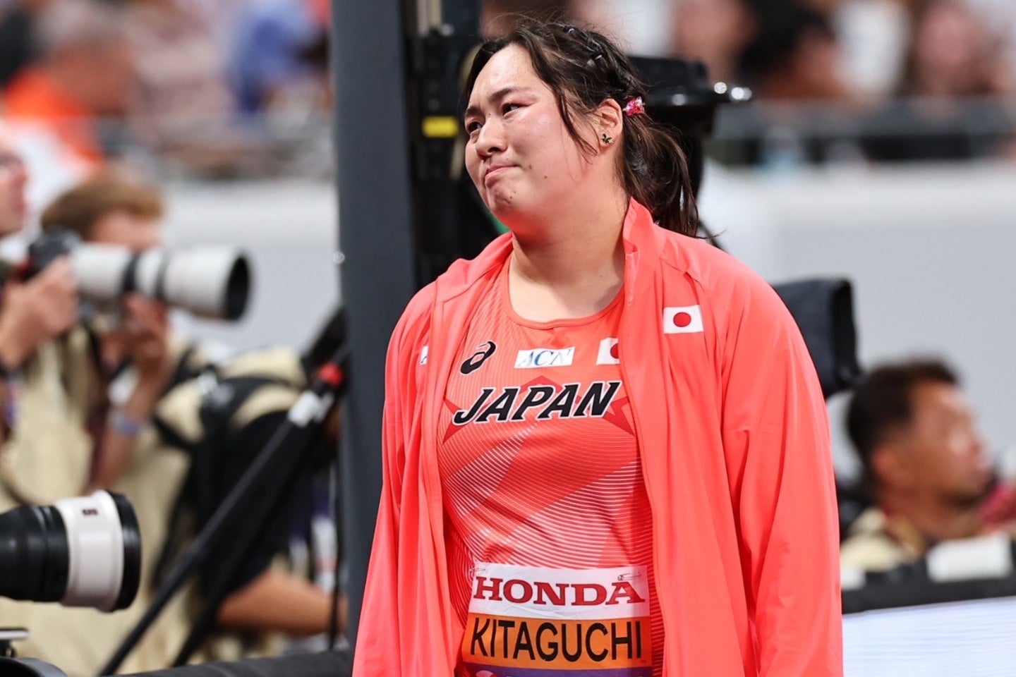 連覇が期待された北口はまさかの予選敗退となった。写真：梅月智史（THE DIGEST写真部）