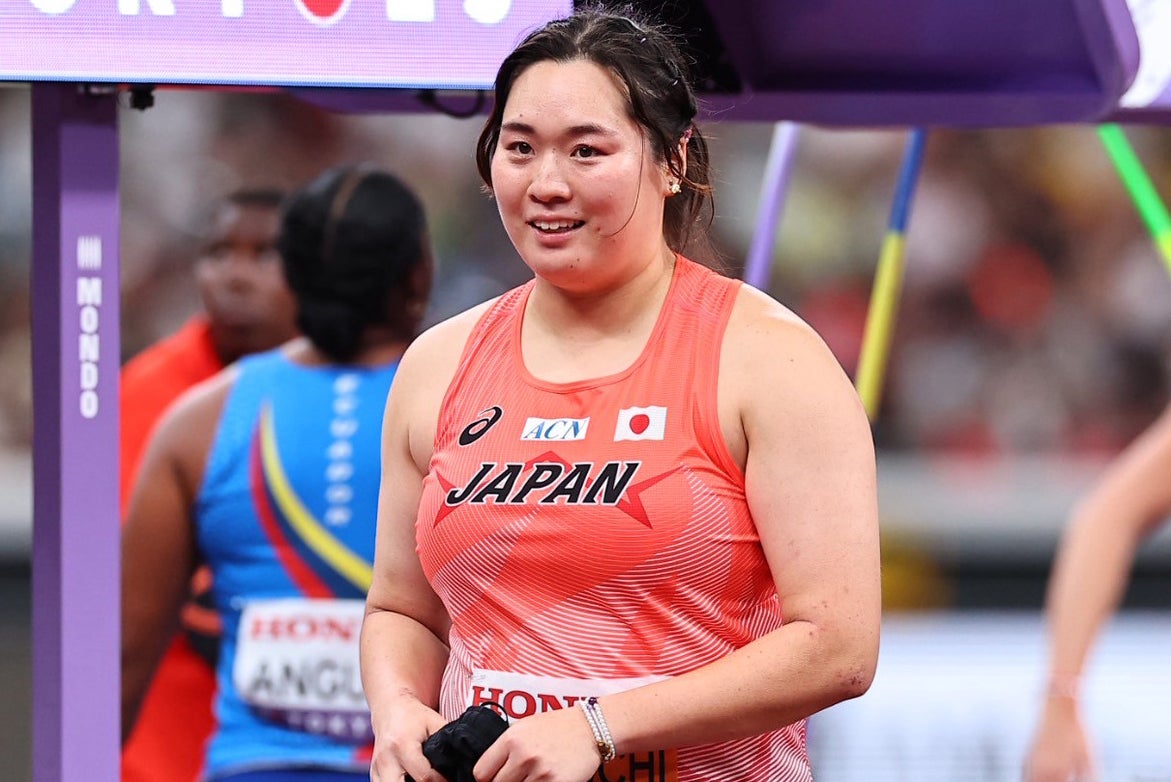 世界陸上の女子やり投げで決勝に進めなかった北口。写真：梅月智史（THE DIGEST編集部）