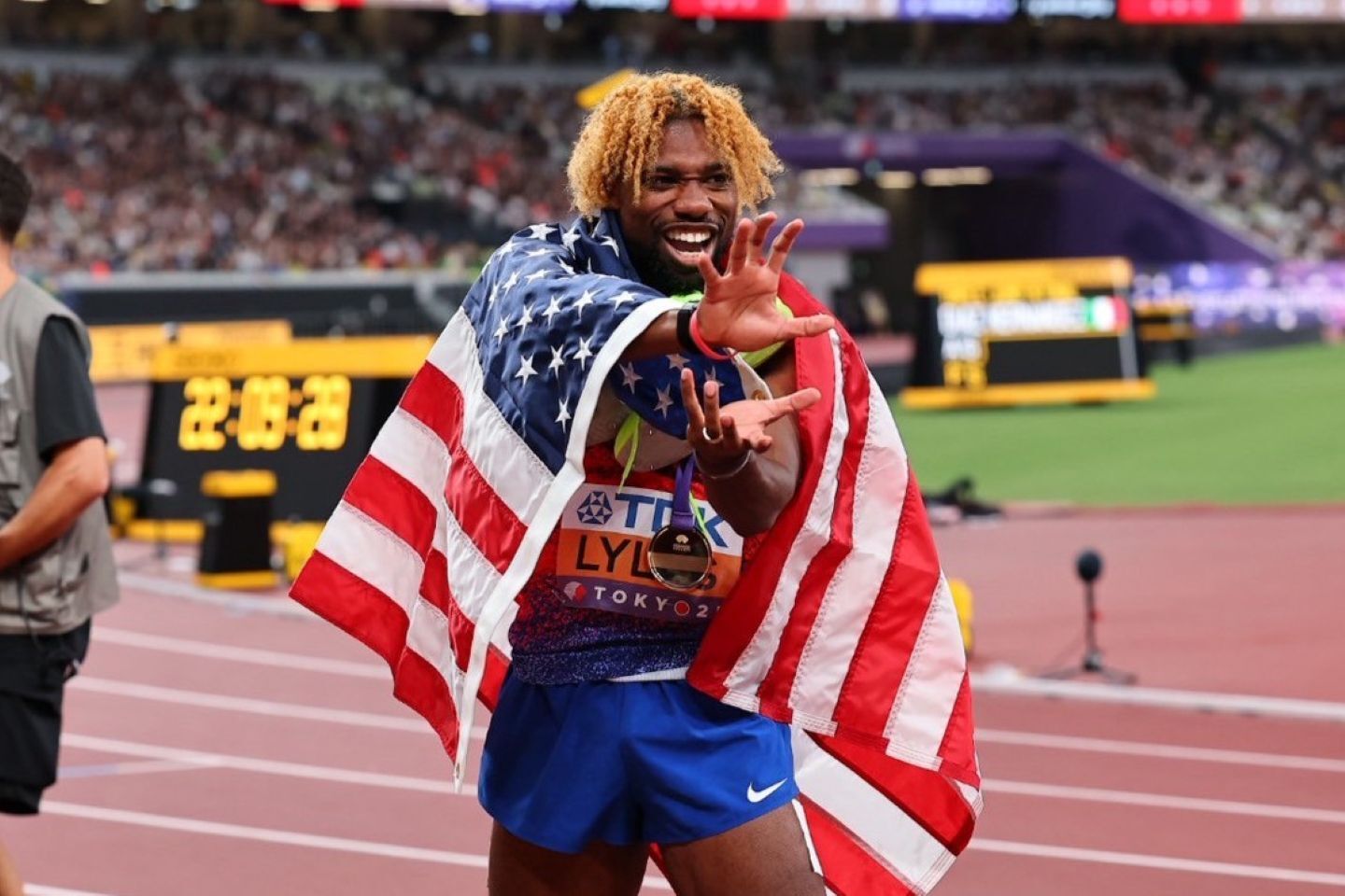 ライルズが日本グルメへの深い愛情を語った。写真：梅月智史（THE DIGEST写真部）