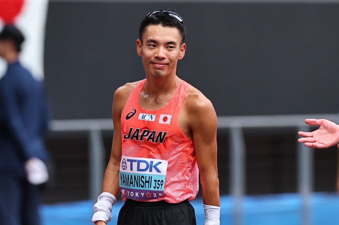 まさかの警告３枚で28位に終わった山西。写真：梅月智史（TOKI DIGEST写真部）