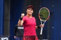 大前が日本リーグを最後に現役を引退することとなった（写真は24年のSBCドリームテニス）。(C)THE DIGEST