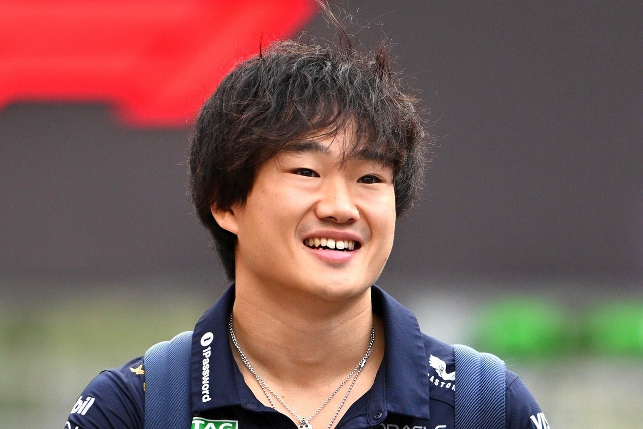 ６番グリッドを獲得した角田。決勝を入賞圏内から迎える。(C)Getty Images