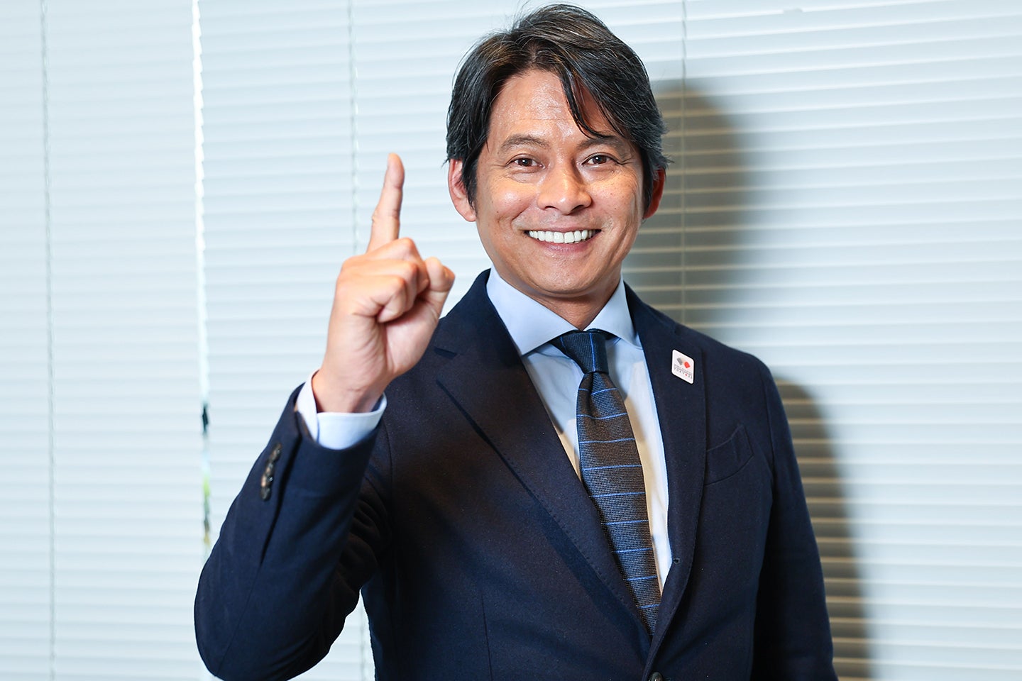 世界陸上でスペシャルアンバサダーを務める織田裕二さん。写真:梅月智史(THE DIGEST編集部)