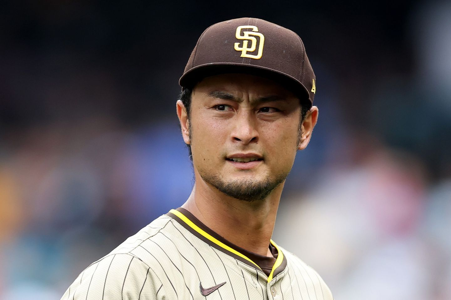 先発のダルビッシュは5回途中2失点。(C) Getty Images