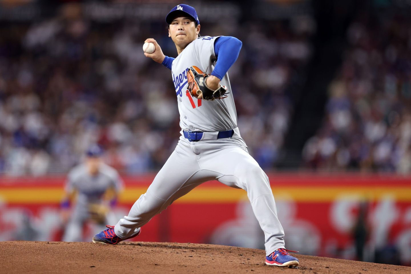 MLB通算100登板目、今季14度目の先発登板となった大谷。(C) Getty Images