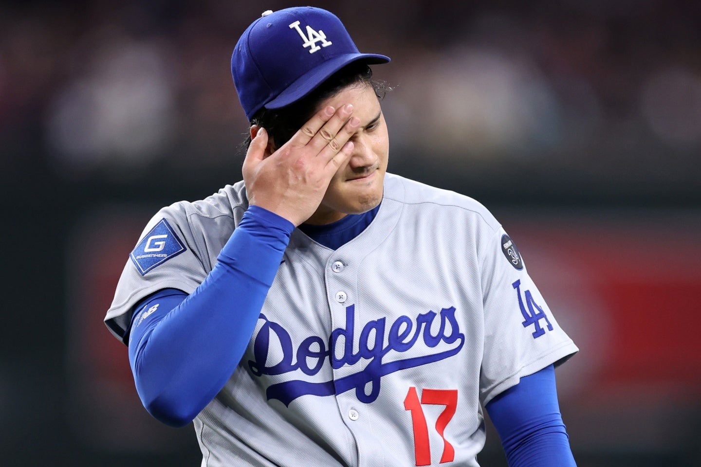 大谷は今季最長6回を投げ8K無失点に抑えたが、チームはまさかの逆転サヨナラ負けを喫した。(C) Getty Images