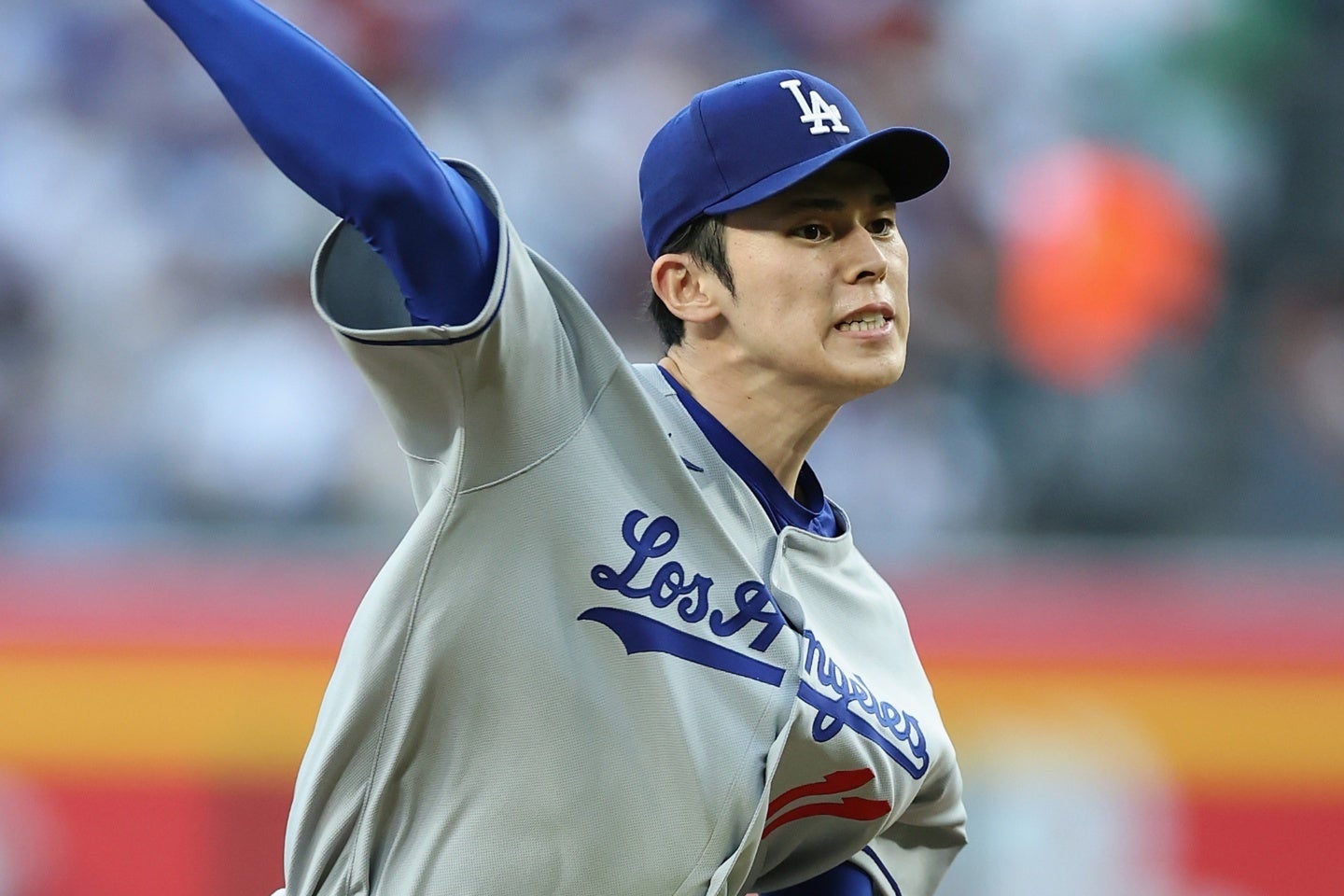 佐々木は７回にプロ初のリリーフ登板をした。(C)Getty Images