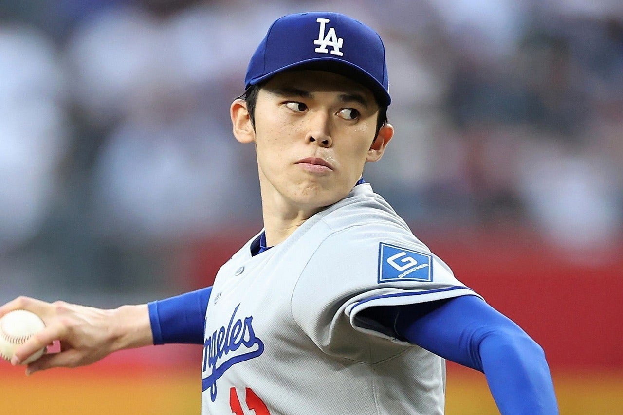 約４か月ぶりのメジャー復帰マウンドでリリーフに挑戦した佐々木。(C)Getty Images