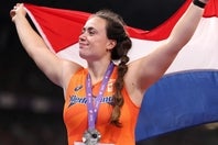 女子円盤投げ決勝で67メートル50を記録し、銀メダルに輝いたオランダのファン・クリンケン。砲丸投げは予選で敗退した。(C)Getty Images