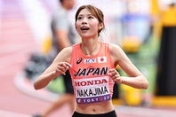 東京世界陸上に出場した女子100mHの中島ひとみ。写真：梅月智史（THE DIGEST写真部）