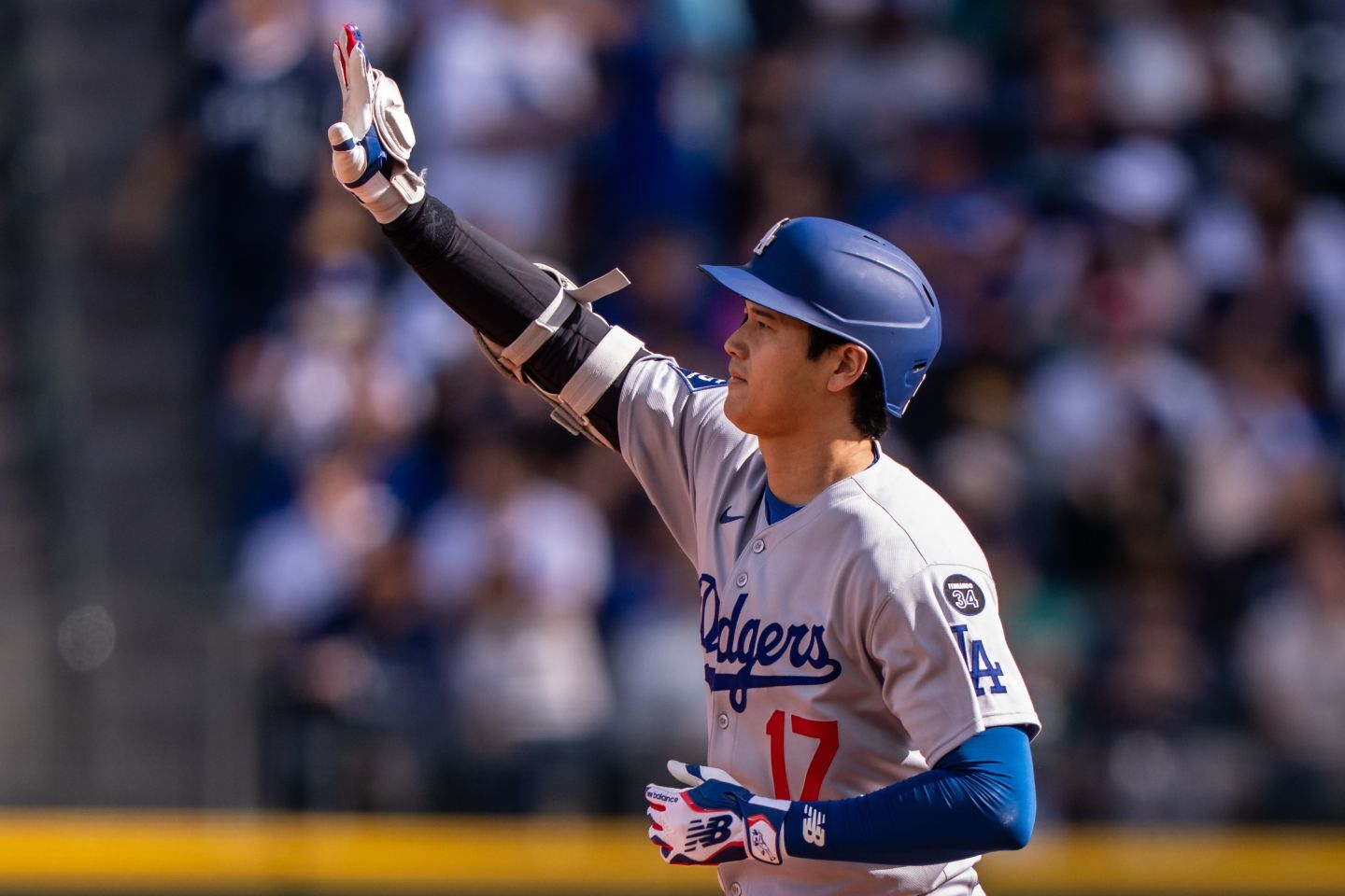大谷が最終戦で自己最高となる55号ホームランを放った。(C) Getty Images