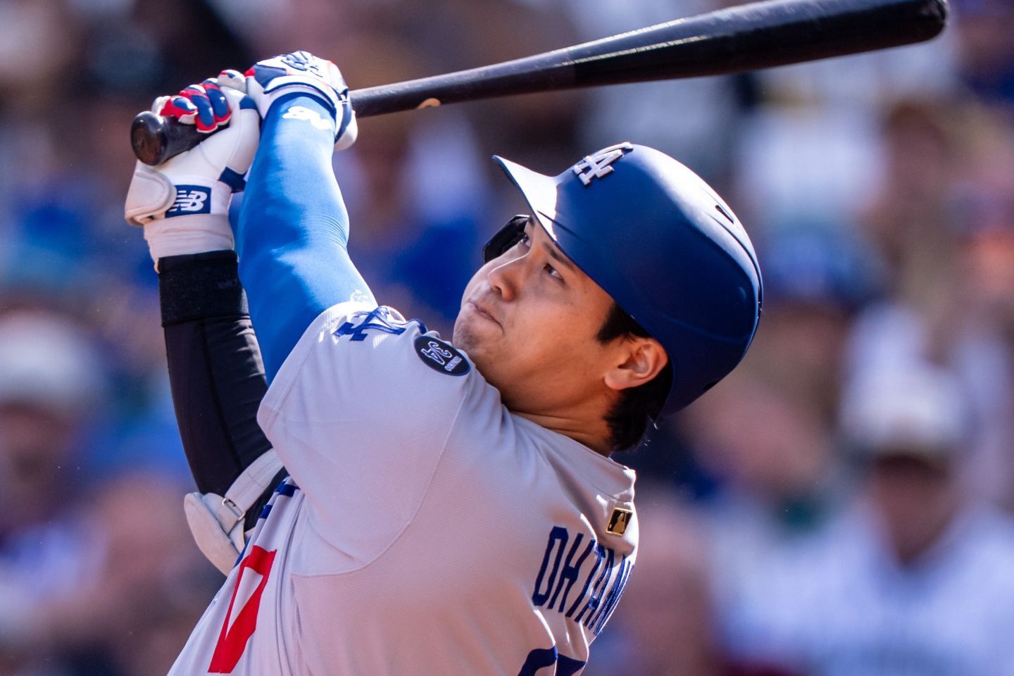 大谷が最終戦で自己最高となる55号ホームランを放った。(C) Getty Images