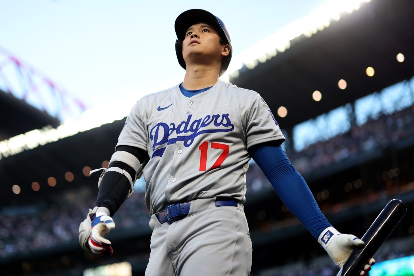 大谷は３年連続リーグHR王は逃したが、投打でのハイスタッツに称賛が溢れている。(C)Getty Images