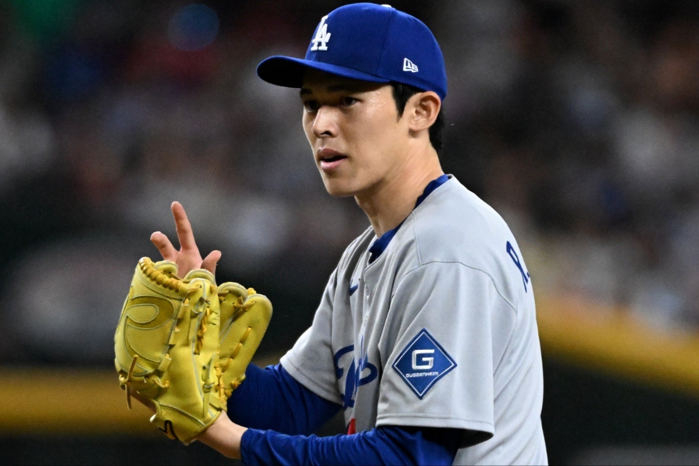 WCSでロースター入りする見込みとなった佐々木。(C)Getty Images