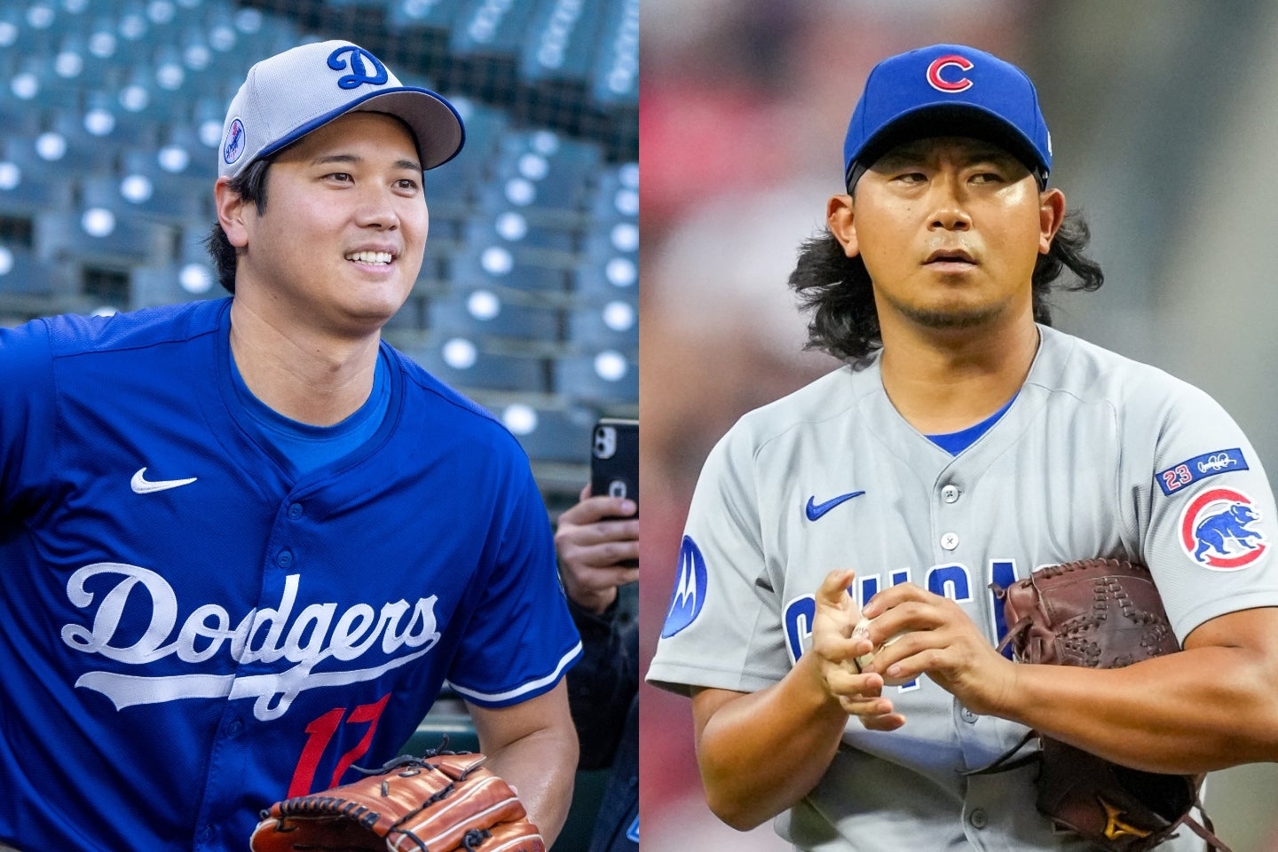 ２度目のポストシーズンとなる大谷と、初出場の今永。米メディアが２人の日本人選手を各チームの最重要選手に挙げた。(C)Getty Images