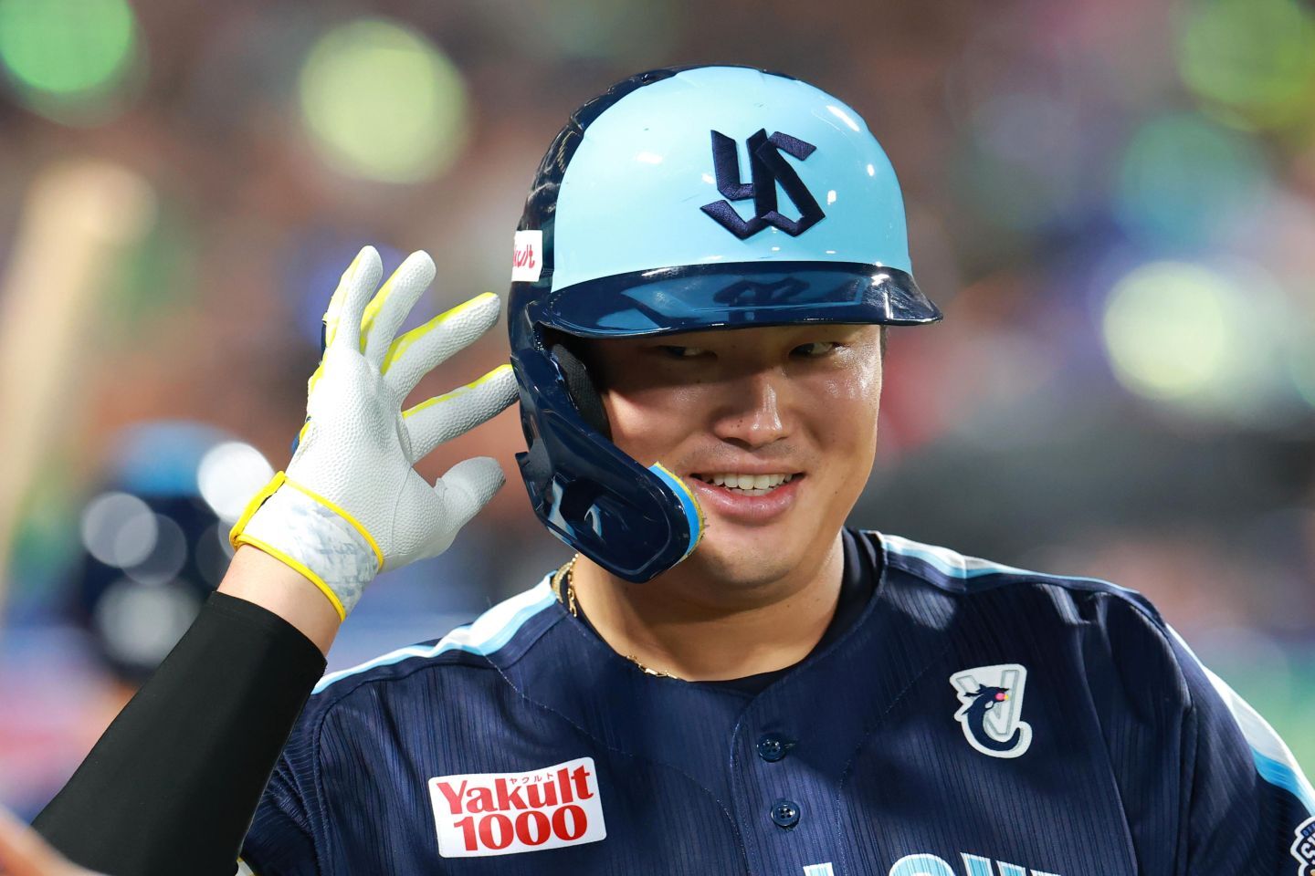 メジャー移籍へ向けて今オフのポスティングを表明している村上。写真：産経新聞社