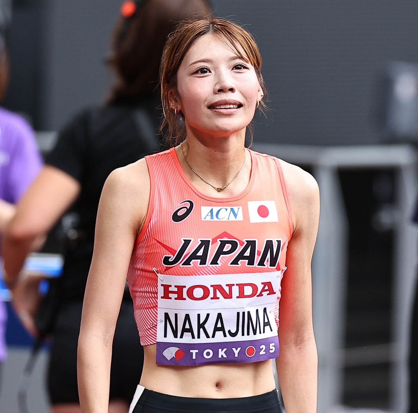 30歳の中島は東京世界陸上に初出場した。写真：梅月智史（THE DIGEST写真部）