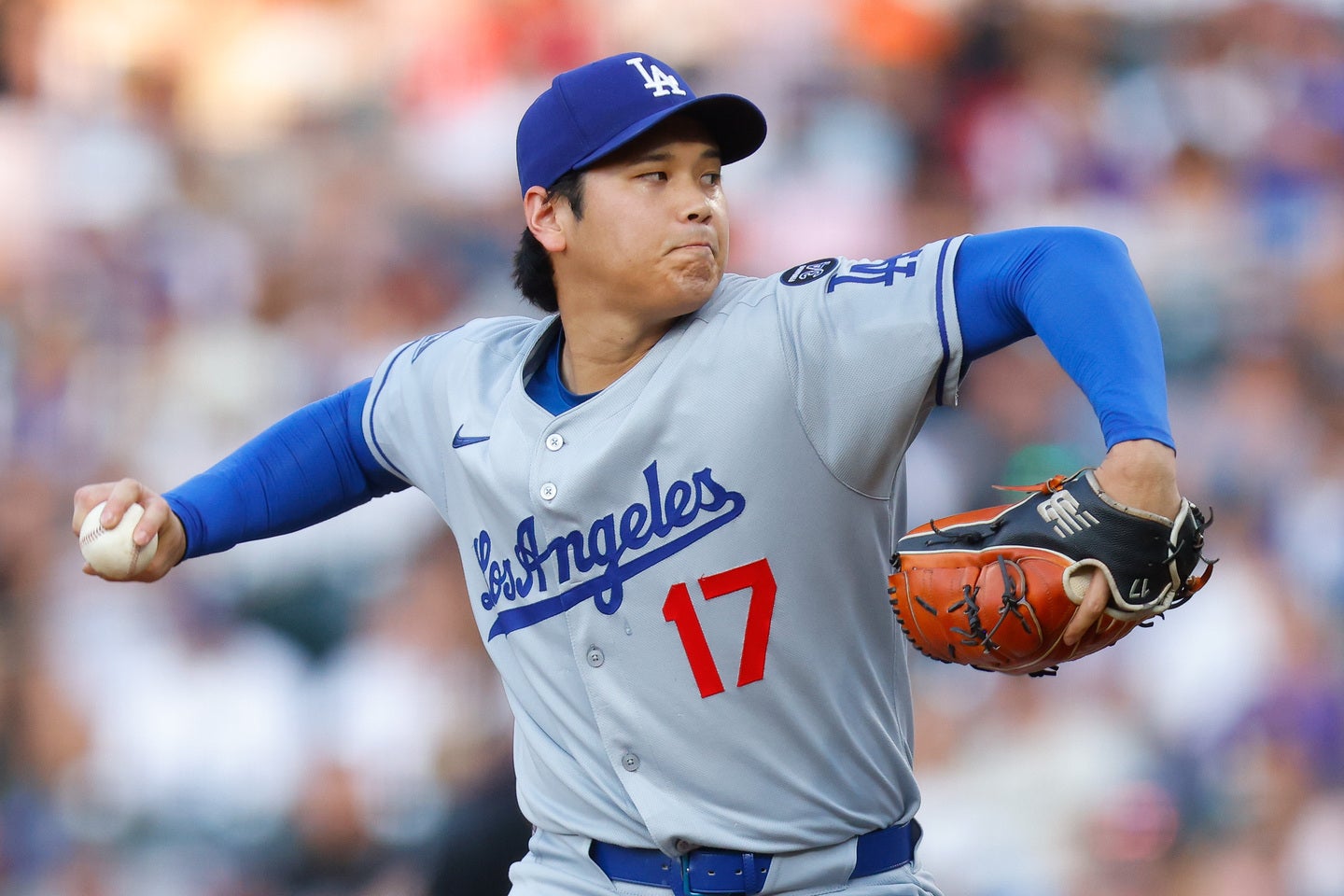 地区S第１戦で先発予定の大谷翔平。(C)Getty Images