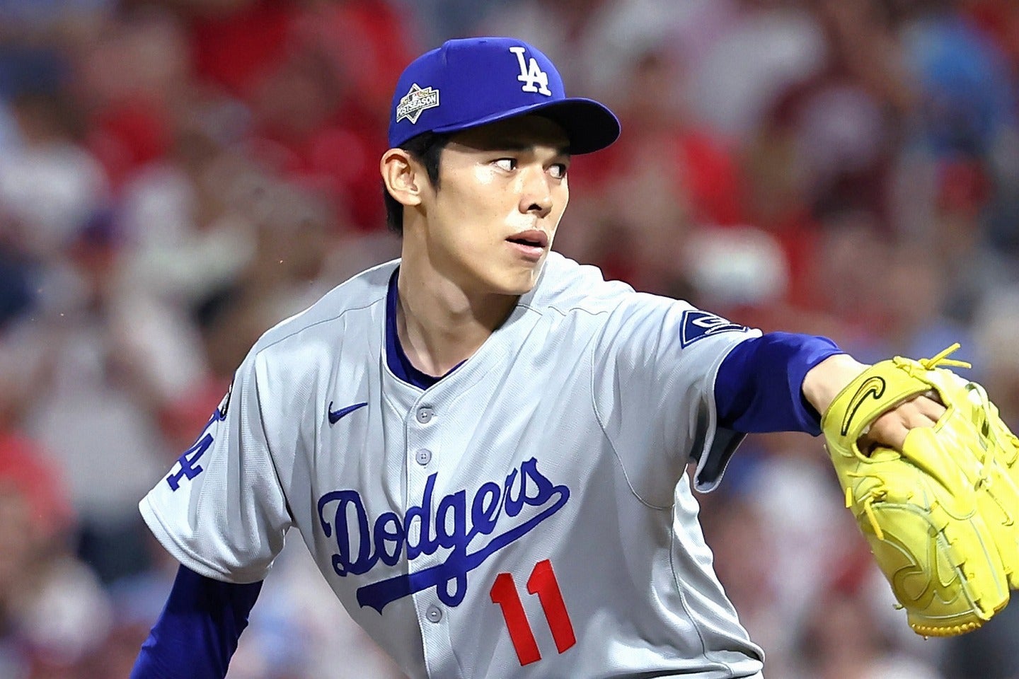 ２試合連続でセーブを記録した佐々木。今後もクローザー起用が続きそうだ。(C)Getty Images