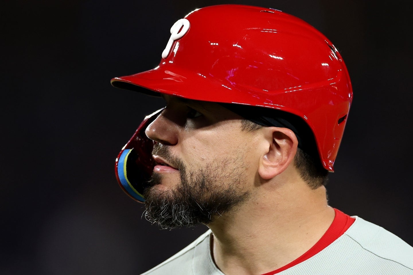 本塁打王、打点王のシュワーバーは、ドジャース戦２試合で計７打数無安打、５三振と抑え込まれている。(C)Getty Images