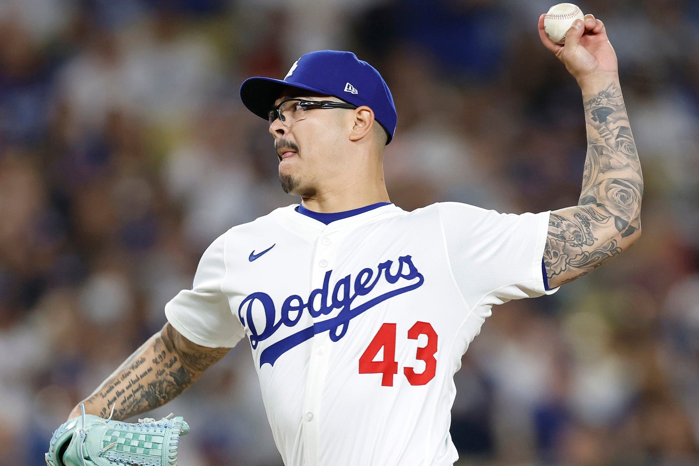 ポストシーズン初マウンドで好投を披露したバンダ。(C)Getty Images