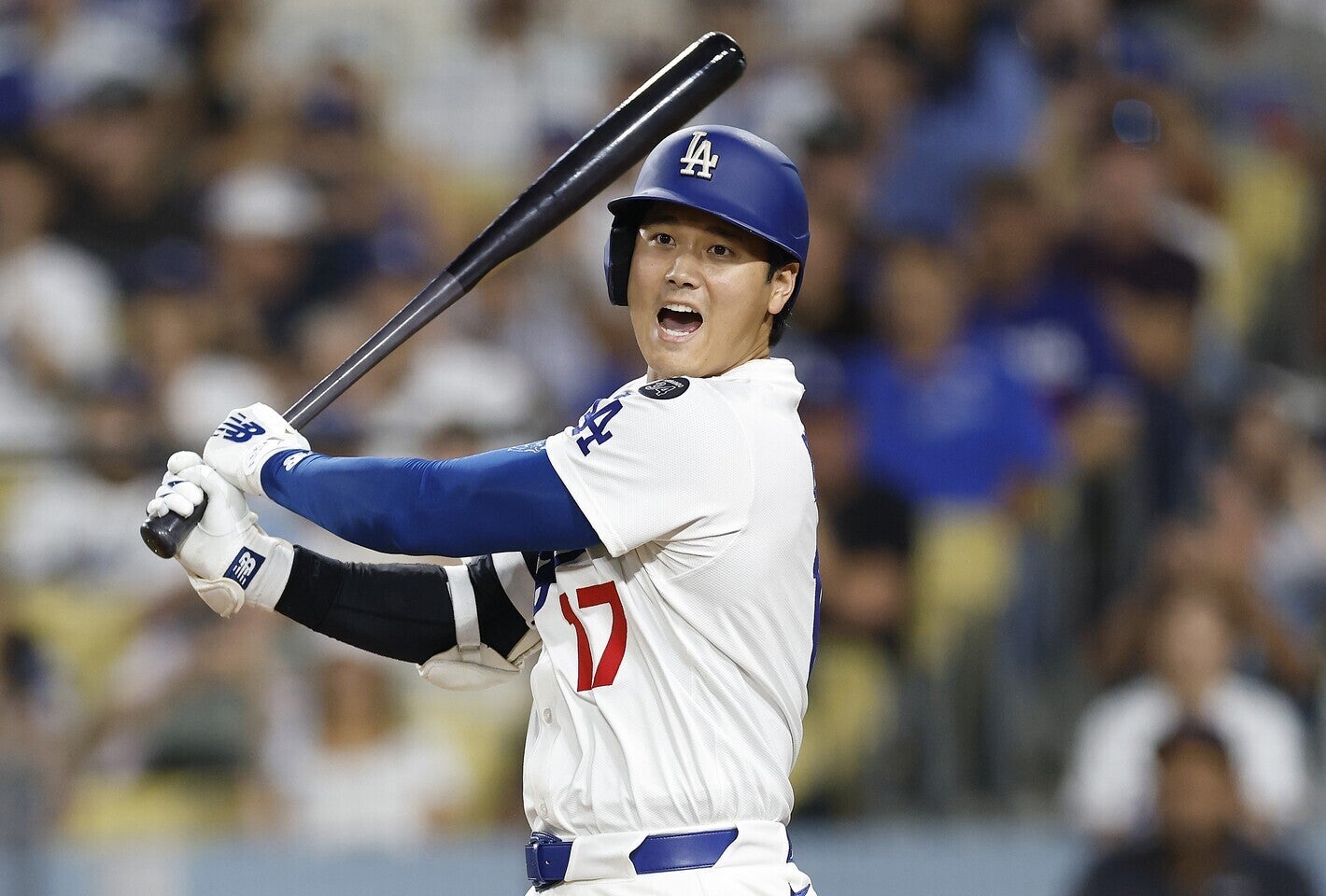 大谷は地区Sで打率.071と不振も敵将は警戒を緩めていない。(C) Getty Images