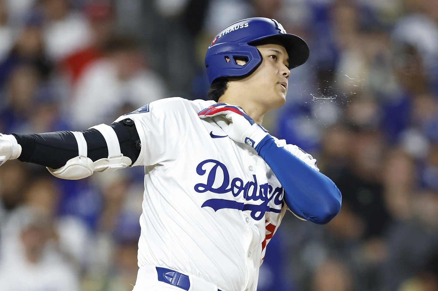 ここまでシリーズ14打数１安打の大谷。負ければ逆王手がかかる大一番で、結果を残せるか。(C)Getty Images