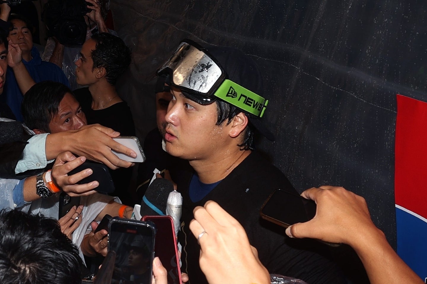 地区シリーズ第４戦で４打数無安打、２三振、１四球だった大谷。(C)Getty Images