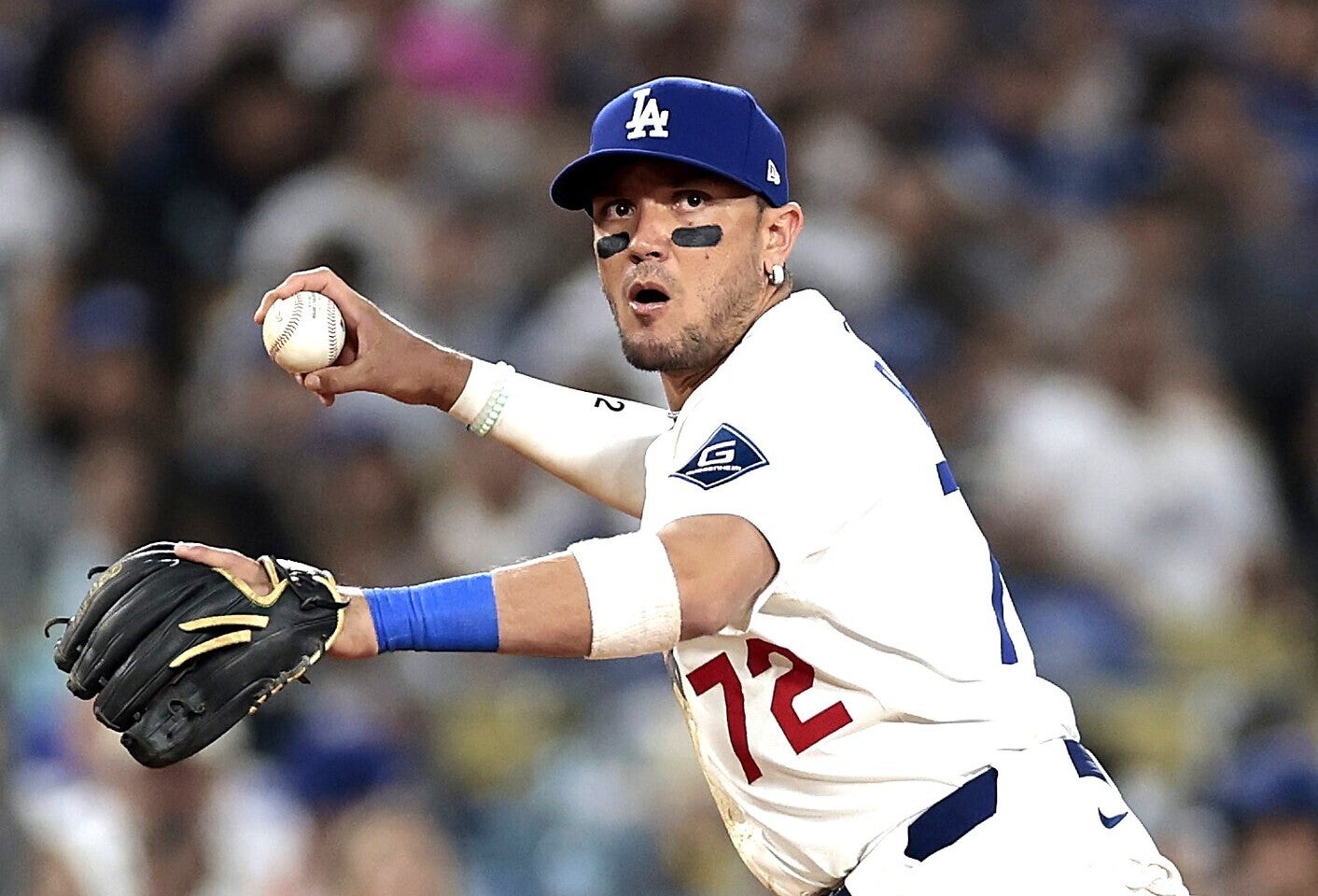 ドジャースのロハスは来季限りでユニホームを脱ぐ決意を告白した。(C)Getty Images