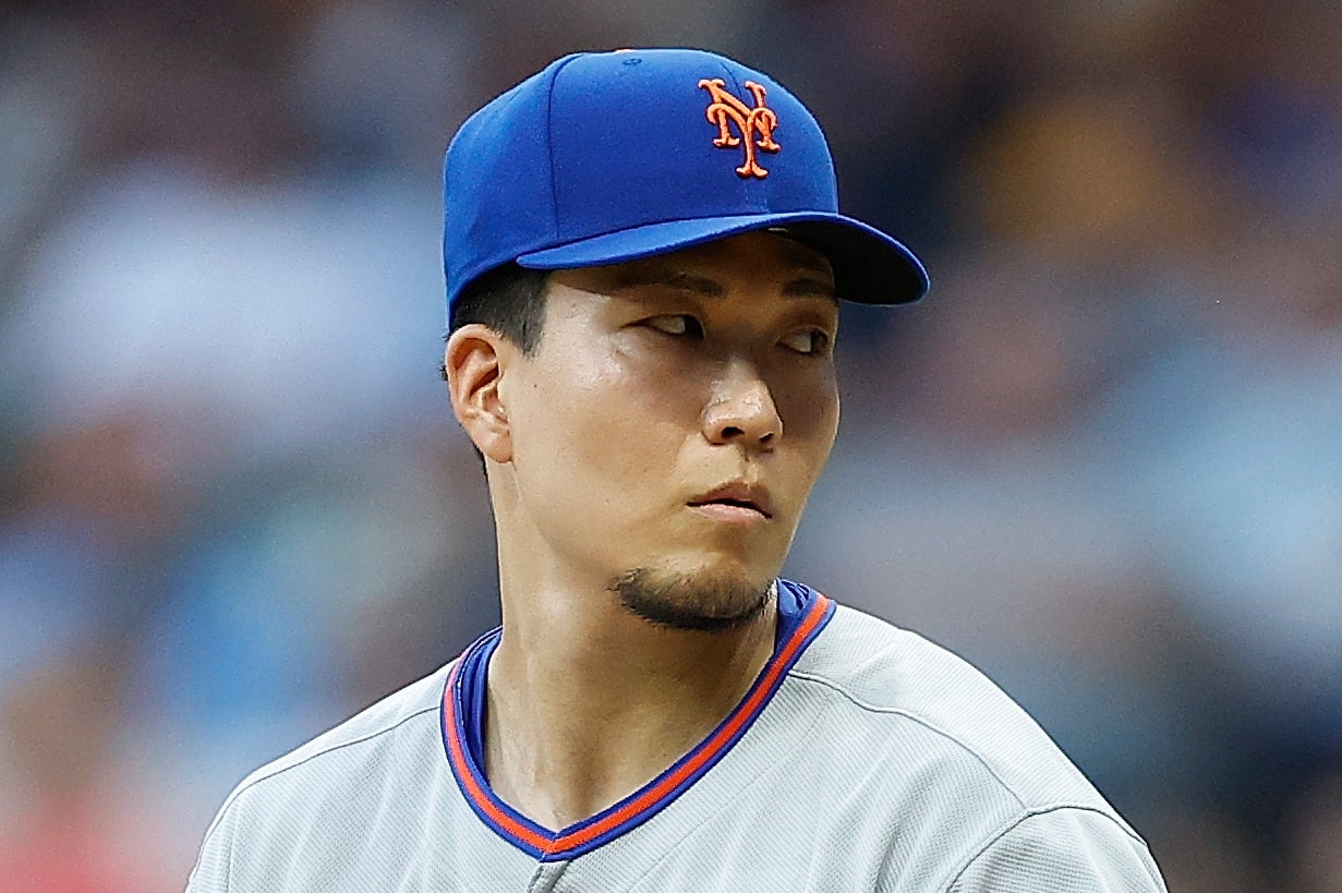 メッツの千賀。トレード放出の可能性が浮上している。(C)Getty Images