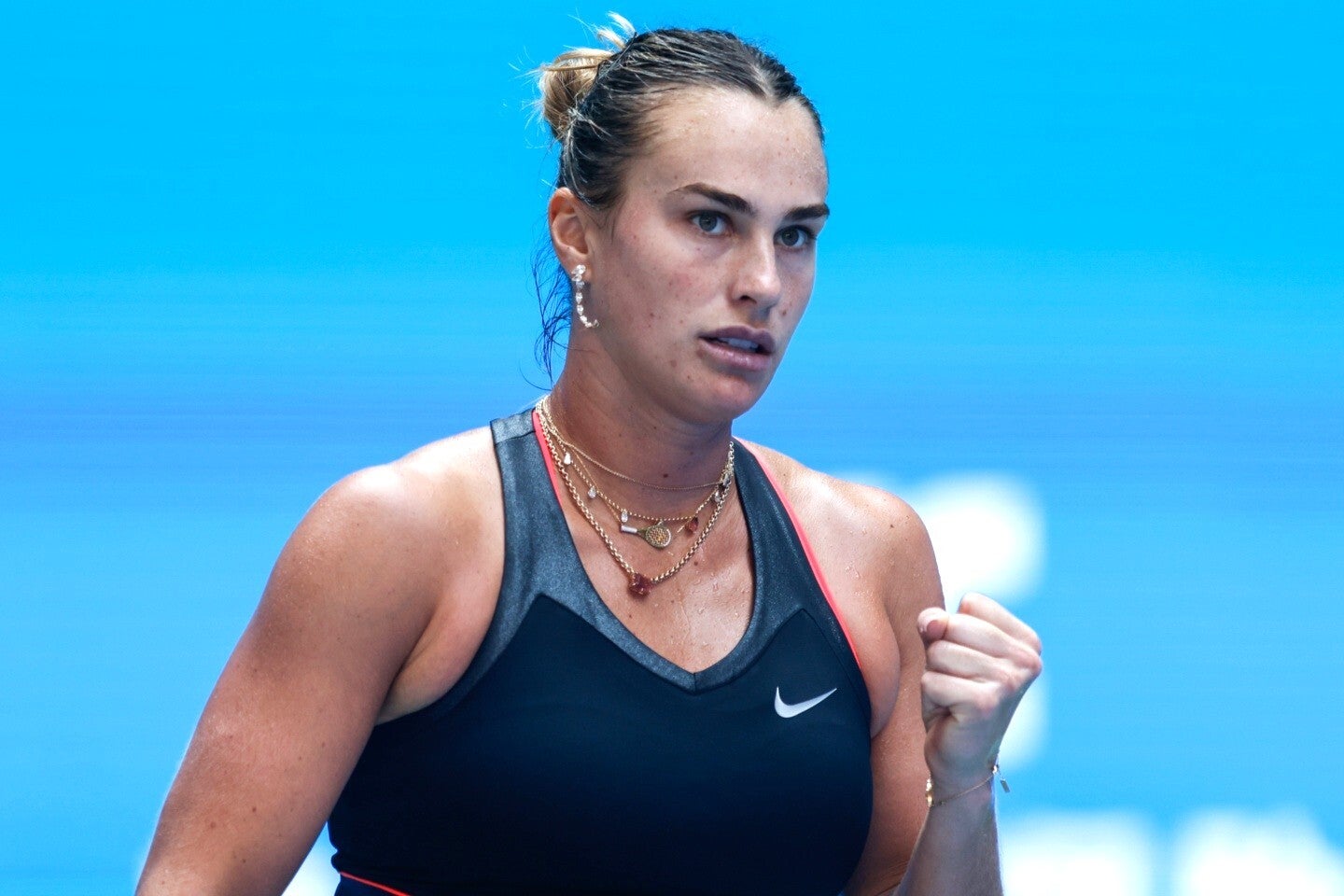 サバレンカは先月の全米OP優勝で四大大会通算4勝。記録の注目度が高まるが、日々の成長を重視する姿勢を見せる。(C)Getty Images