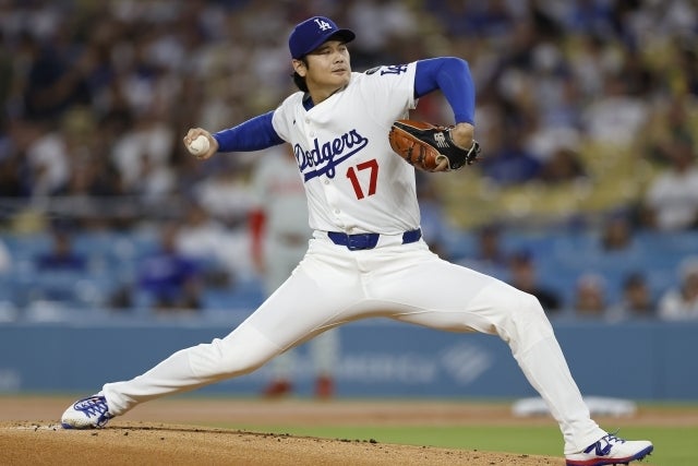 川上氏にNLCSのポイントに挙げられた大谷。(C)Getty Images