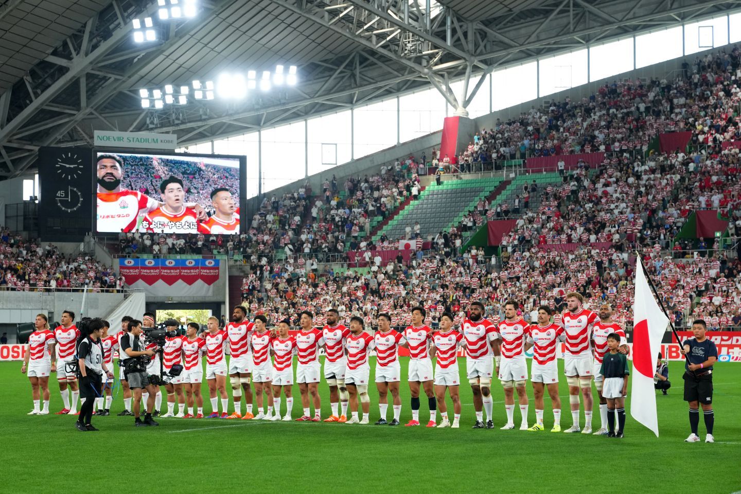 ラグビー日本代表は、10月25日の豪州戦を皮切りに南アフリカ（11月２日）、アイルランド（同８日）、ウェールズ（同16日）、ジョージア（同22日）と対戦する。(C) Getty Images