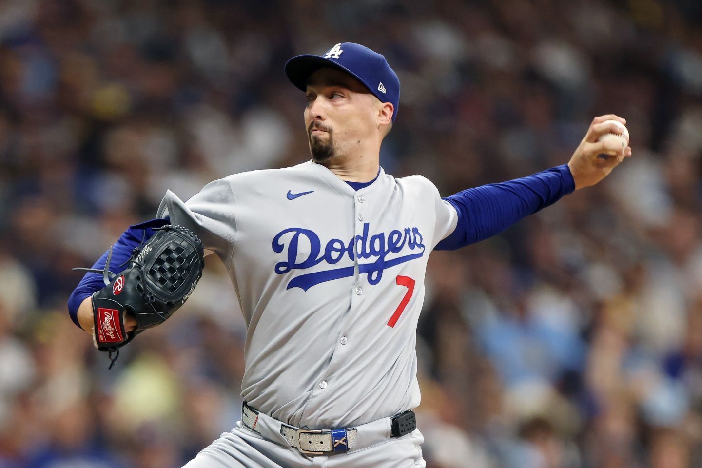 ８回を被安打１、10奪三振の快投を見せたスネル。(C) Getty Images